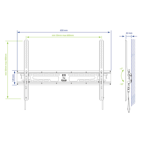 Кронштейн для телевизоров KROMAX FLAT-2