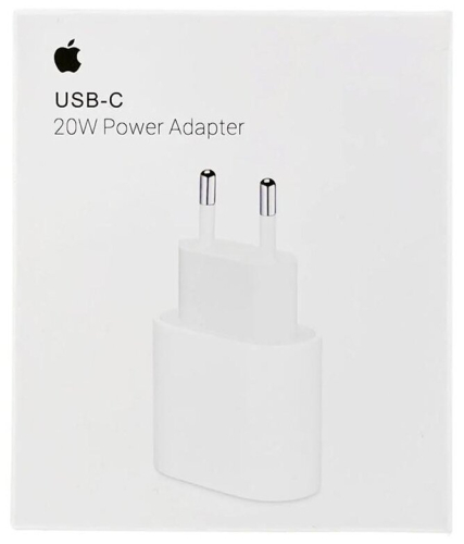 Сетевое зарядное устройство Apple MHJE3ZM/A, 20 Вт, белый