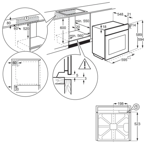 Духовой шкаф electrolux vkl6e40x