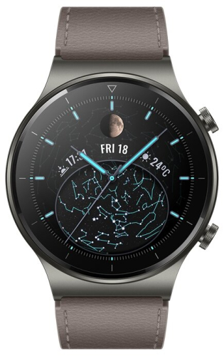Умные часы HUAWEI WATCH GT 2 Pro (Кожа), туманно-серый