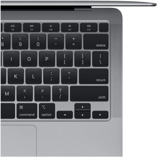 Ноутбук Apple MacBook Air M1 2020 A2337, 13.3" (2560x1600) Retina IPS/Apple M1/8ГБ DDR4/256ГБ SSD/M1 7-core GPU/MacOS, серый космос (MGN63HN/A)