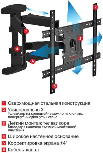 Кронштейн на стену Arm Media COBRA-60
