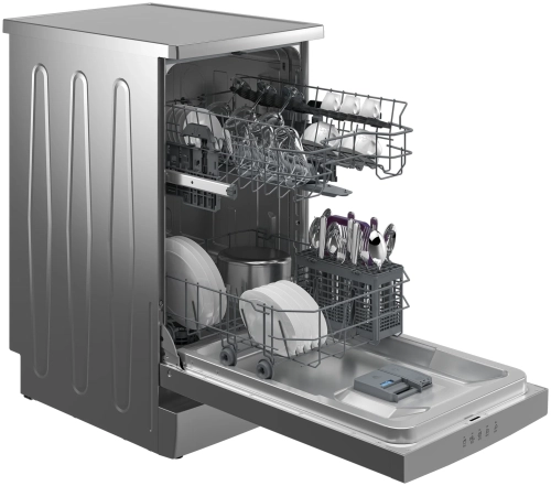 Компактная посудомоечная машина Beko BDFS15020S, серебристый