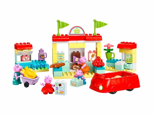 Конструктор LEGO DUPLO Пеппа 10434 Свинка Пеппа и супермаркет